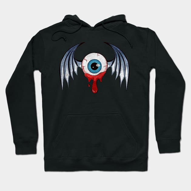 Fairycore Aesthetic Weird Fairy Eyeball Weirdcore Hoodie by Alex21